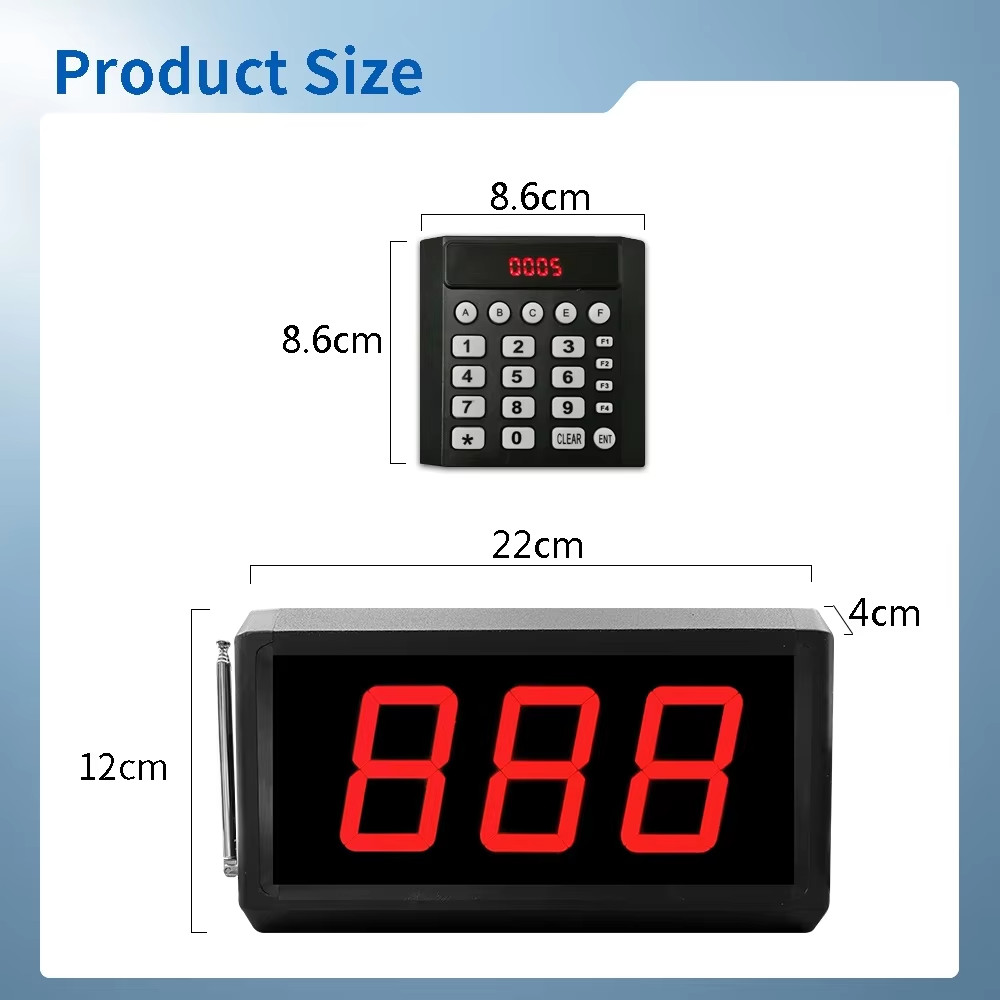 Call Queue Management System with Thermal Printer for Restaurant/Haunted House