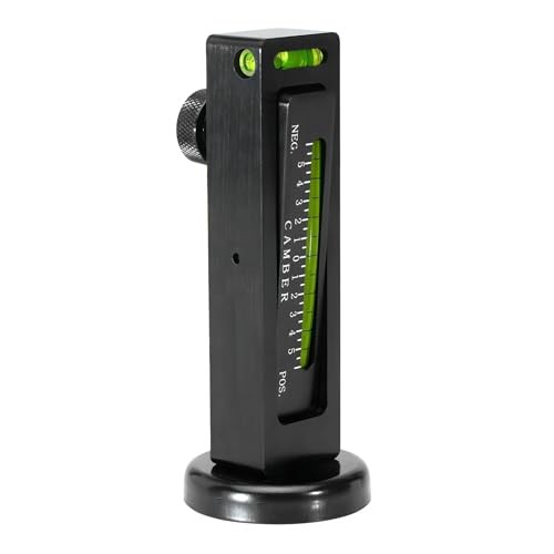Adjustable Magnetic Gauge Tool - Black Camber Castor Strut Wheel - Adjustable