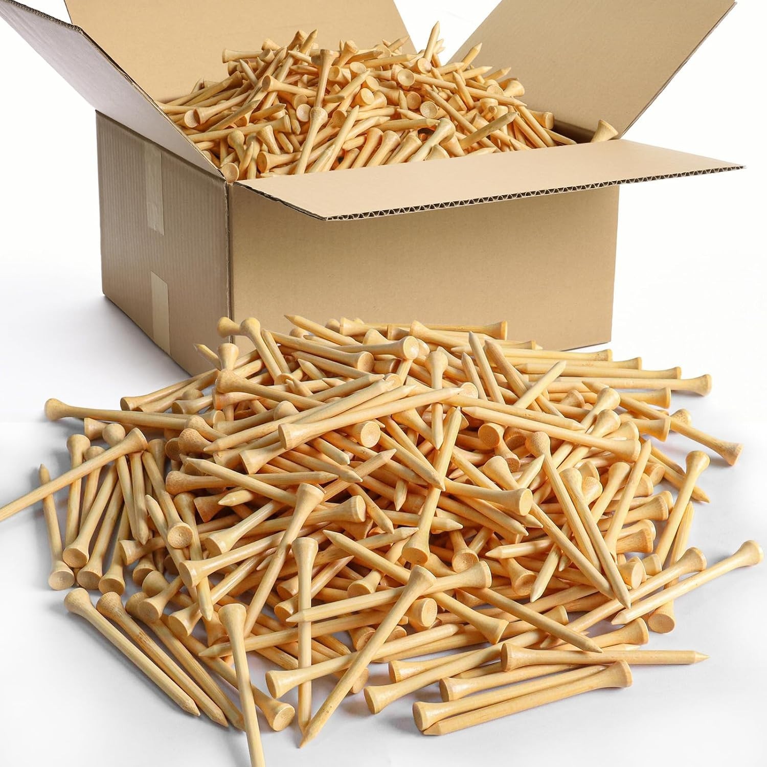 Bamboo Golf Tees 1000 Count Pack