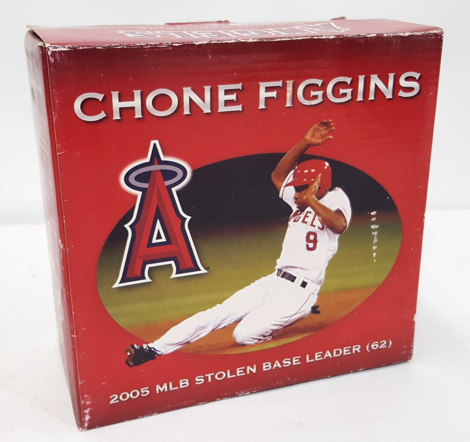 2006 Los Angeles Angels Stadium Exclusive Figgins Sliding Bobblehead Doll - Nice
