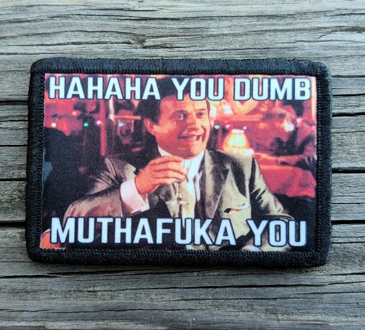 Goodfellas Tommy Morale Patch Hook and Loop Army Custom Tactical Funny 2A Gear