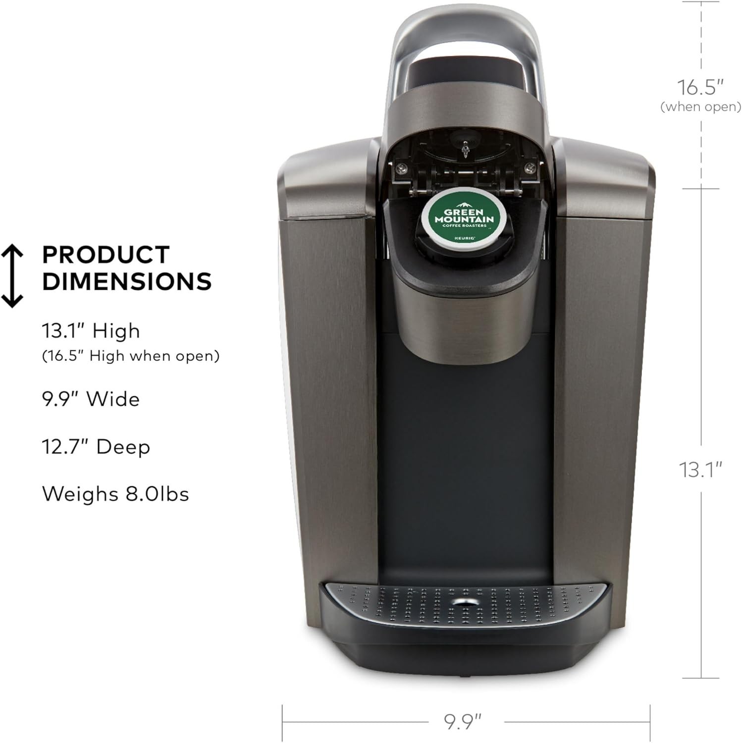 Versatile K-Elite Single Serve K-Cup Coffee Maker - Customizable Brew Experience