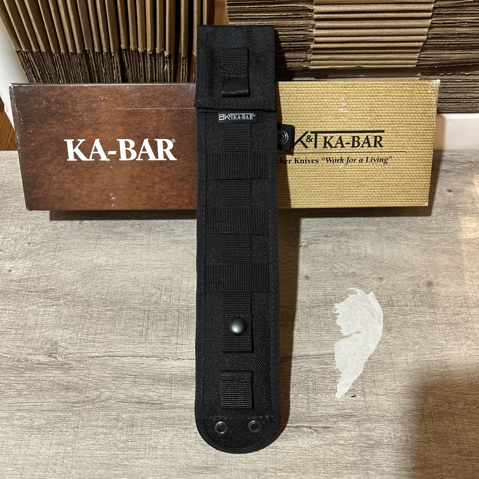 Ka-Bar BK7 Becker Combat Utility 7" Fixed Clip Point Plain Black 1095 Cro-Van