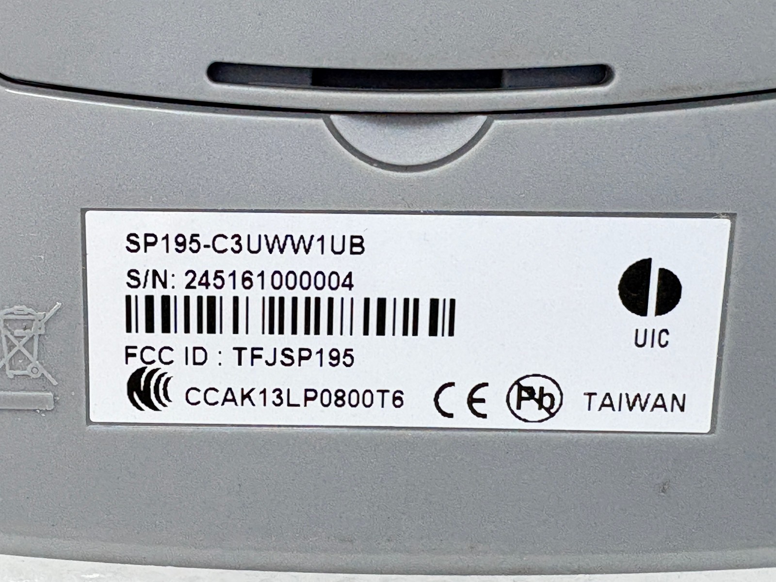 Pre Owned | UIC SP195 USB Smart Card Reader POS Payment Terminal Device - White