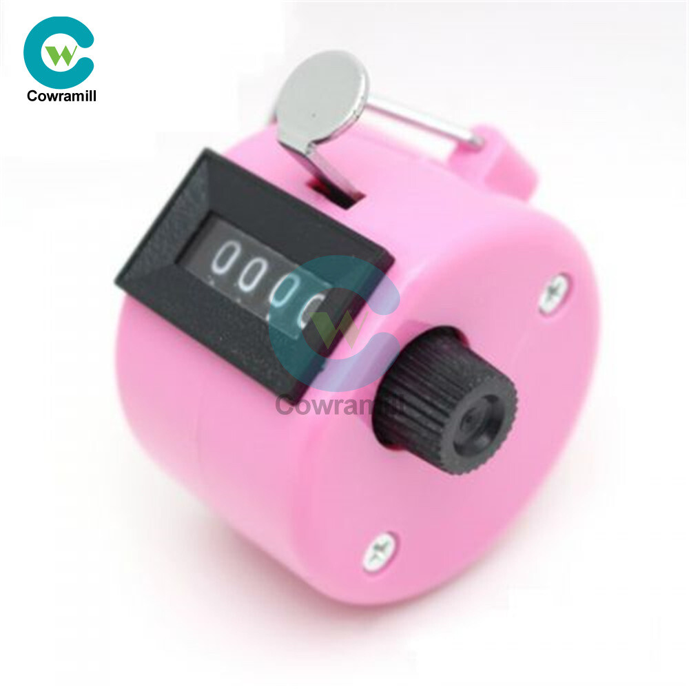 Handheld Mechanical Tally Counter Hand Held 4 Digit Counting Handy Convenient