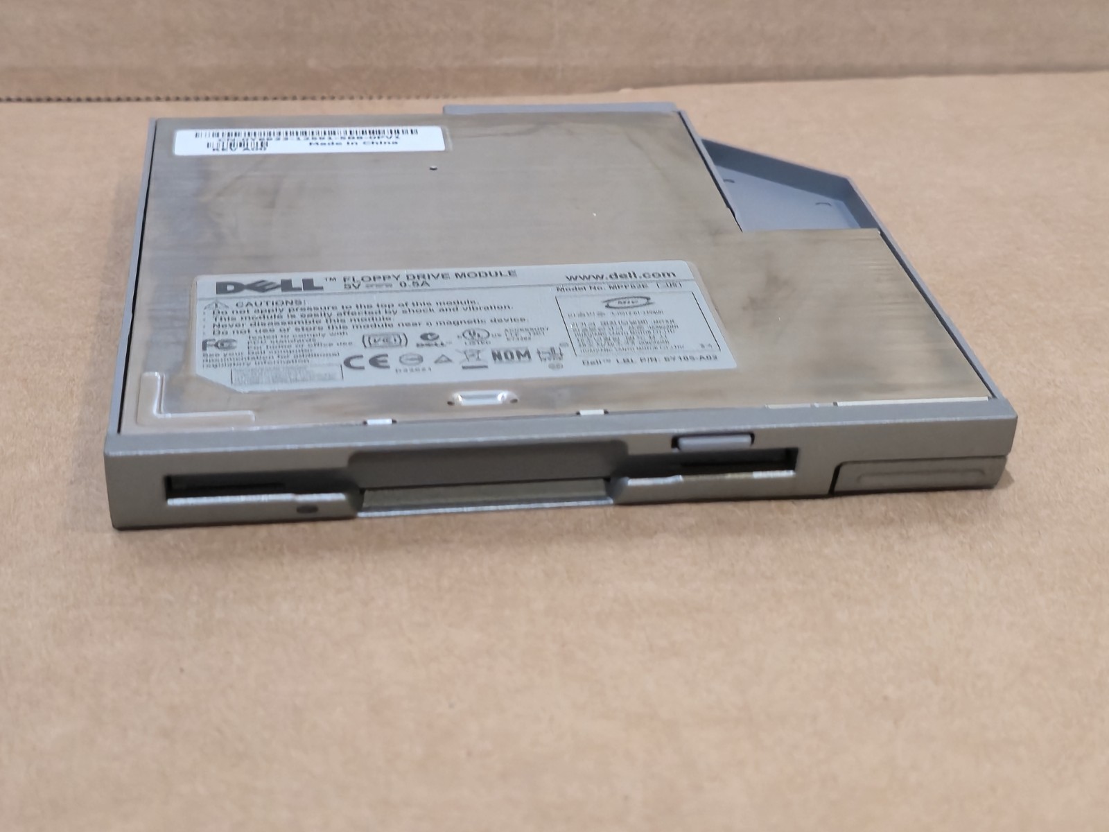 Dell Latitude Internal Floppy Drive Module Model MPF82E 5V 0.5A 6Y185-A02