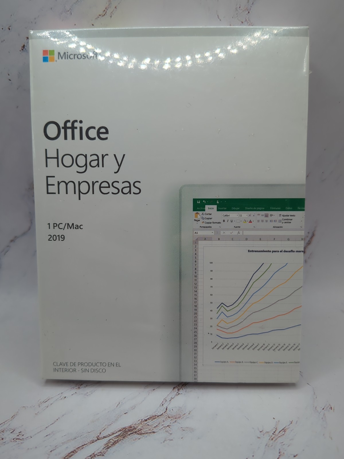 Microsoft  Office Hogar y Empresas  2019  T5D-03330  for PC/Mac  Latin America