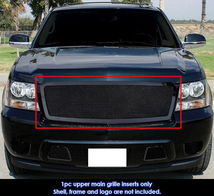For 2007-2013 Chevy Tahoe/Suburban/Avalanche Black Mesh Premium Grille