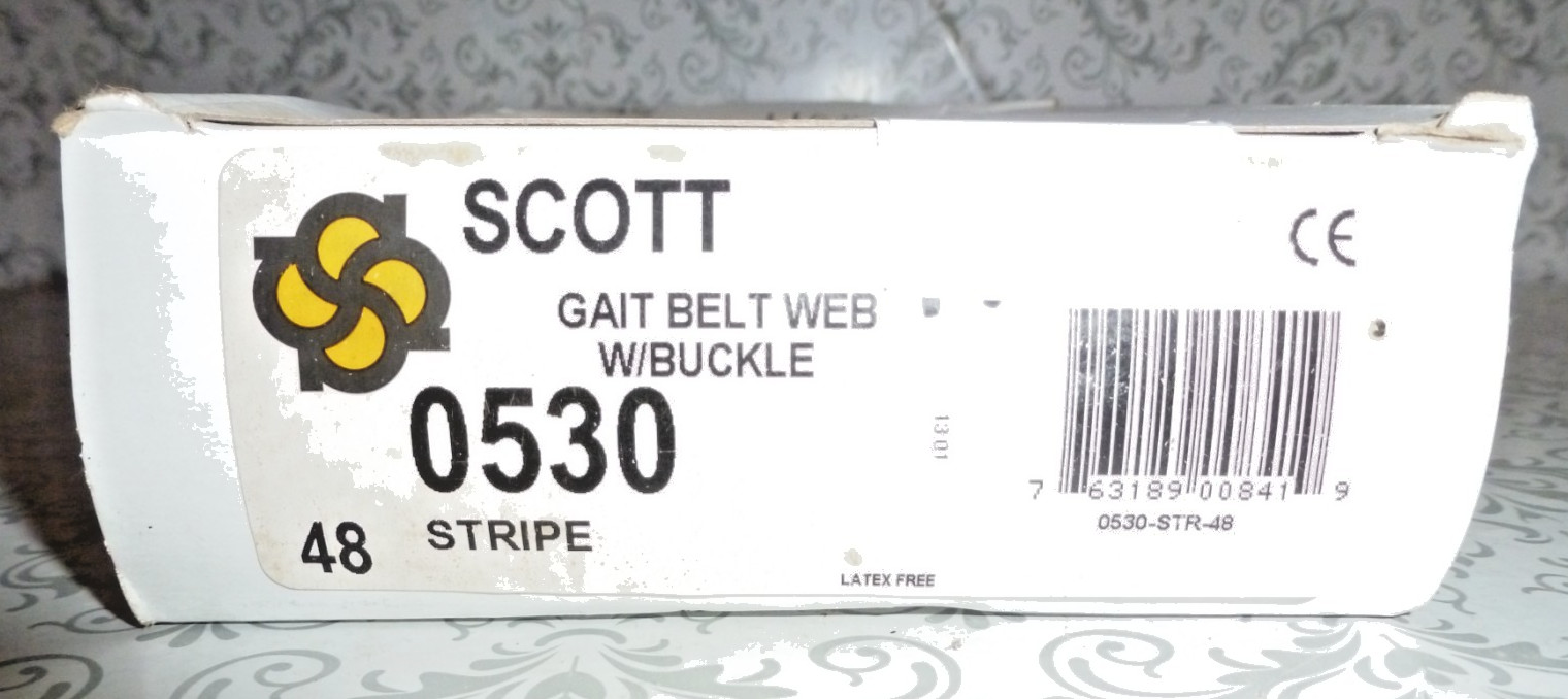 0530STR - 32" Scott Gait Belt Web W/Buckle