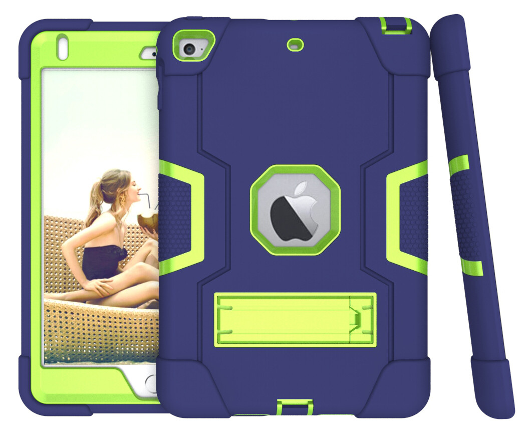 For iPad Mini 1 2 3 4 5 7.9"Gen Kids Hard Heavy Duty Shockproof Case Stand Cover