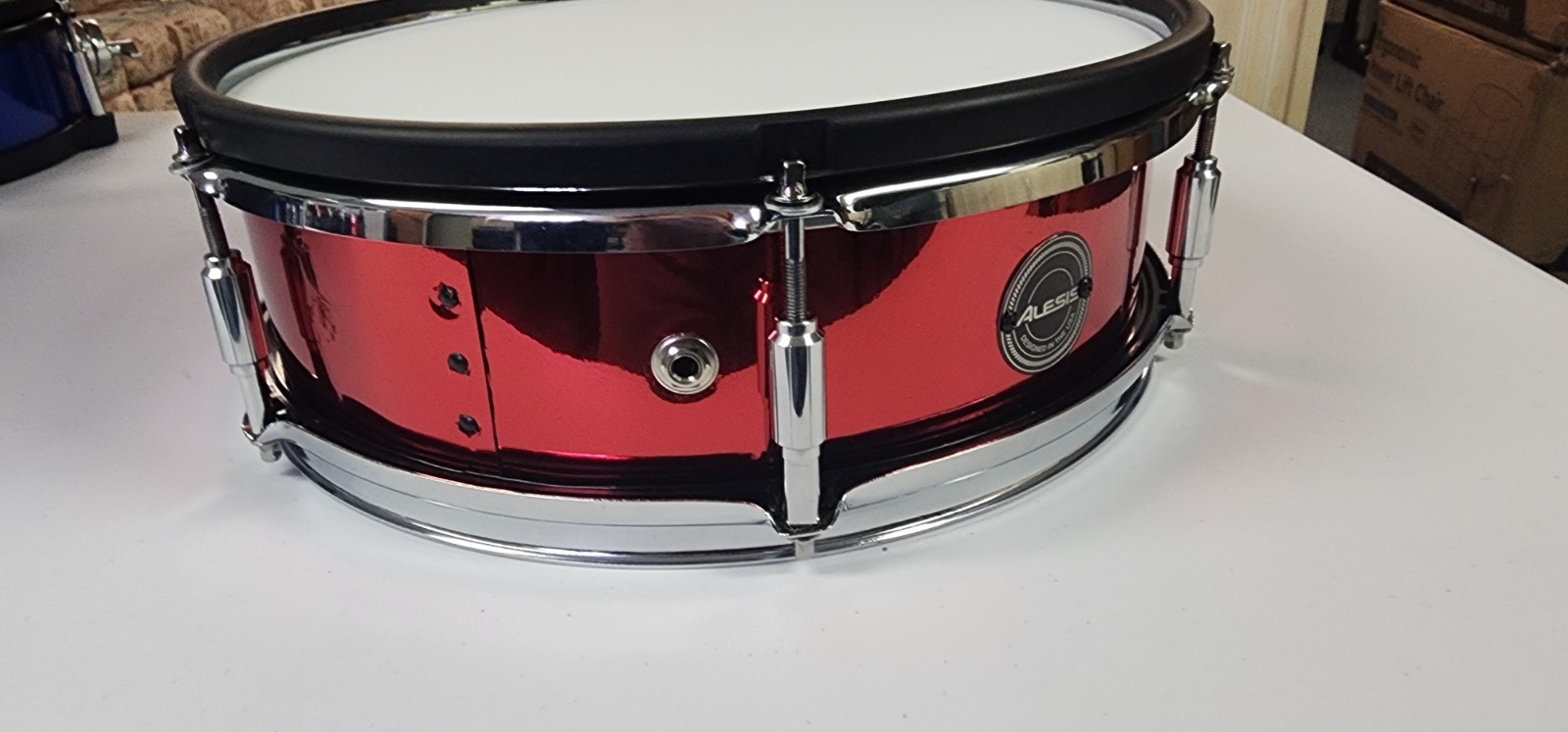 14" Alesis electronic snare drum.