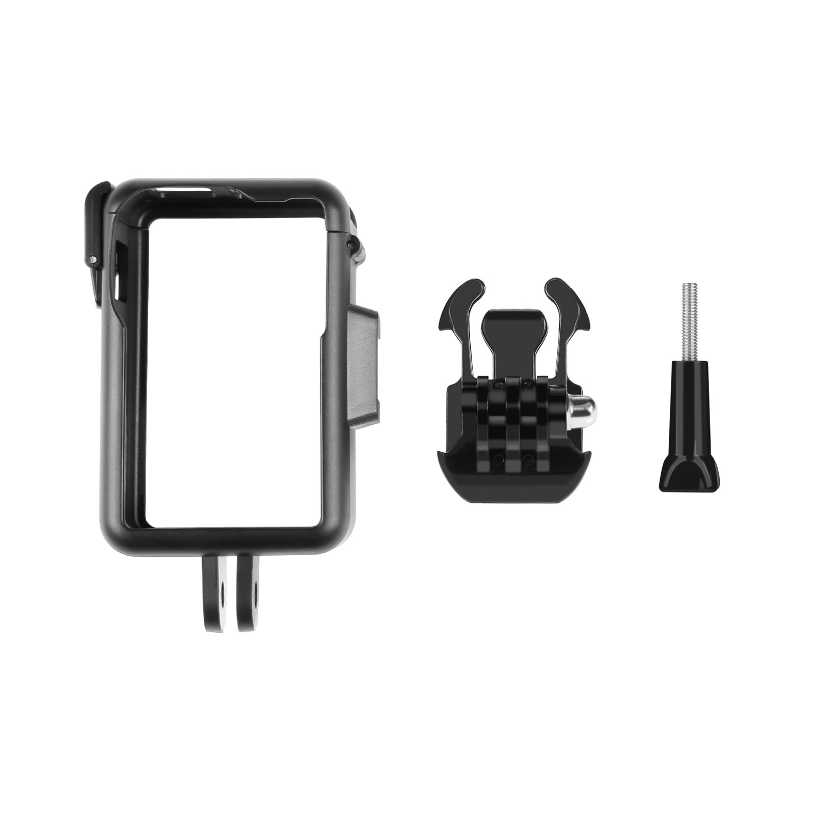 Protective Cover Bracket Base Mount w/ Cold Shoe For DJI Osmo Action 4/3 Camera