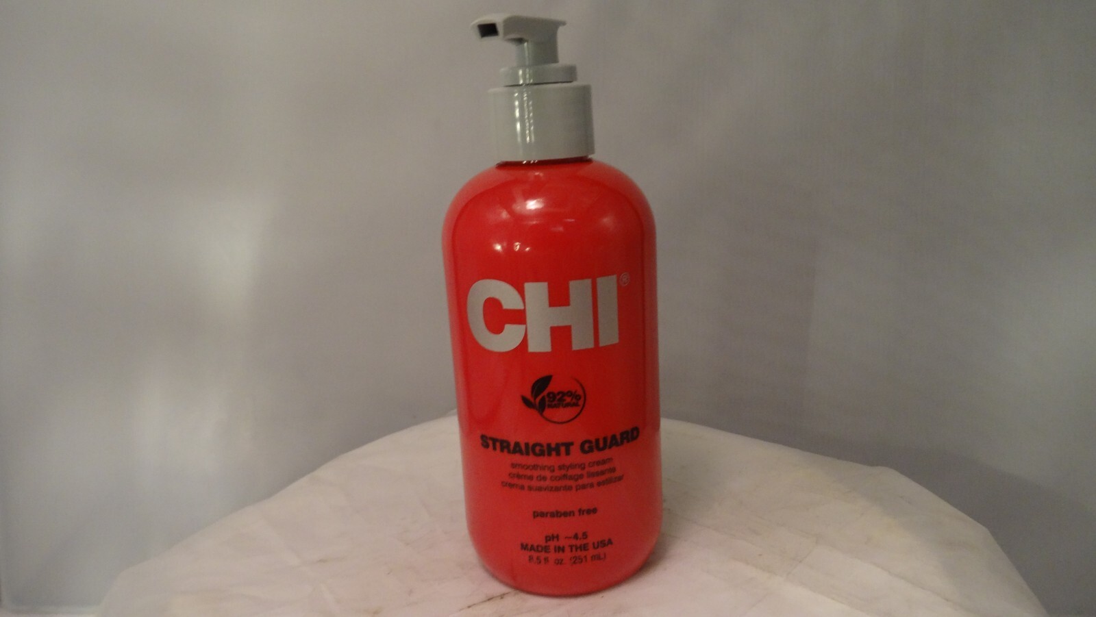 CHI Straight Guard Smoothing Styling Cream 8.5oz Paraben Free