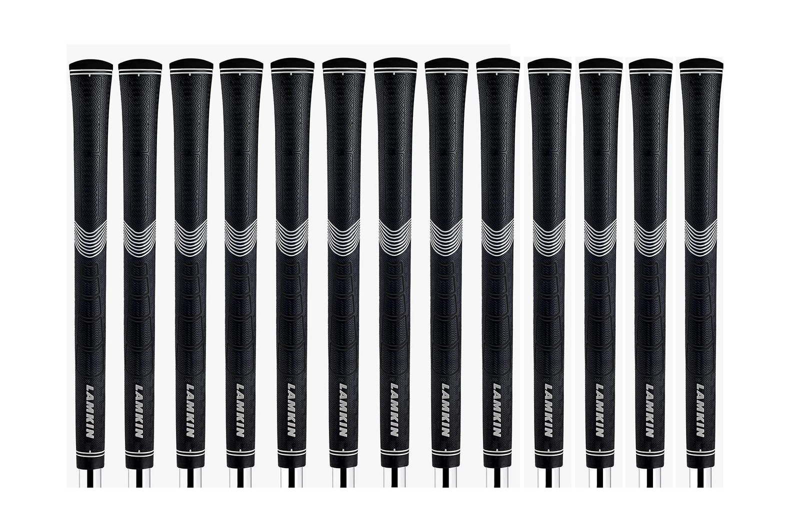 Lamkin Sonar+ Black Out Golf Grip Bundle (13 Piece), Midsize