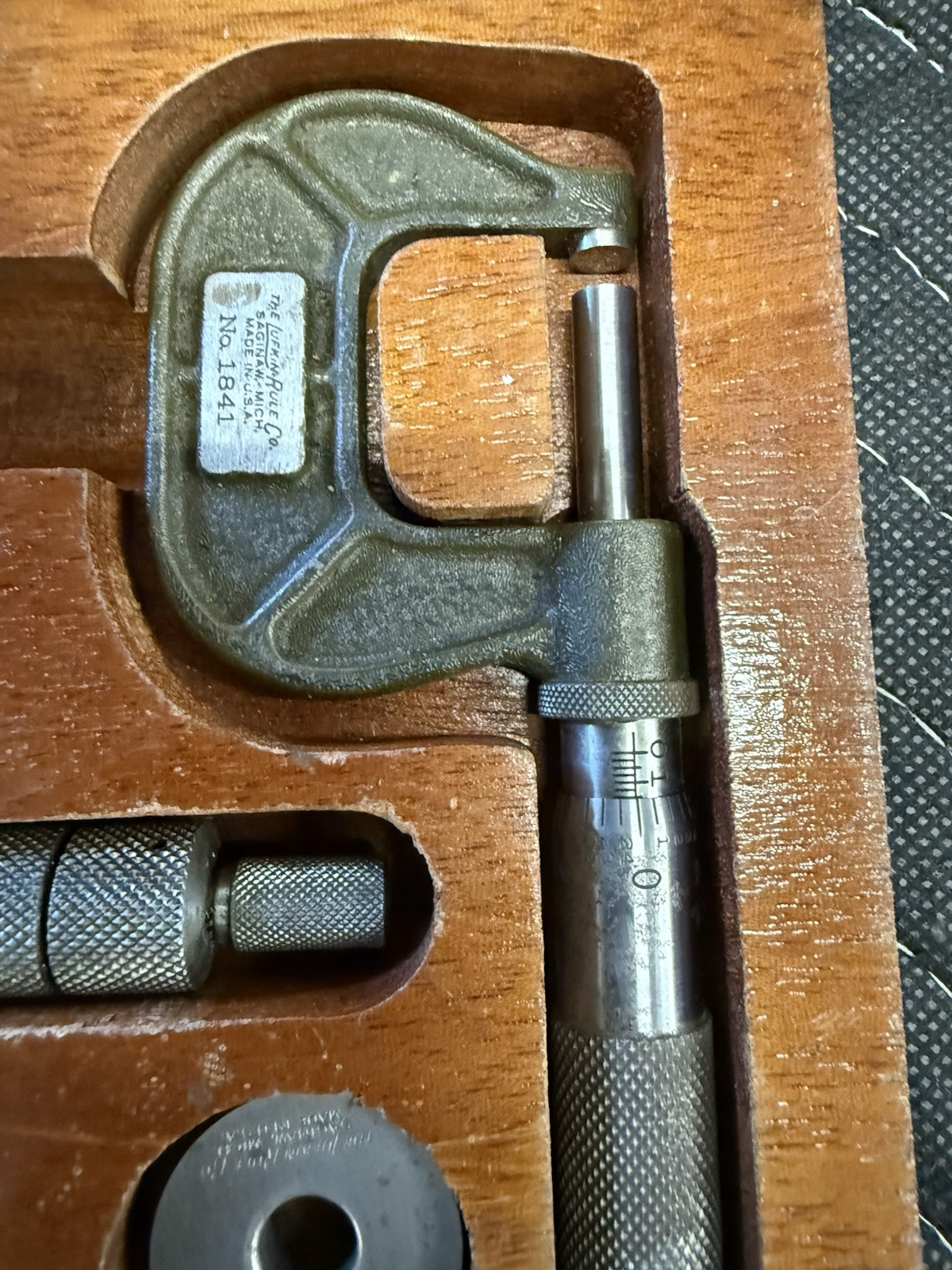 Vintage Lufkin 3 Pc Micrometer Set 0-3"