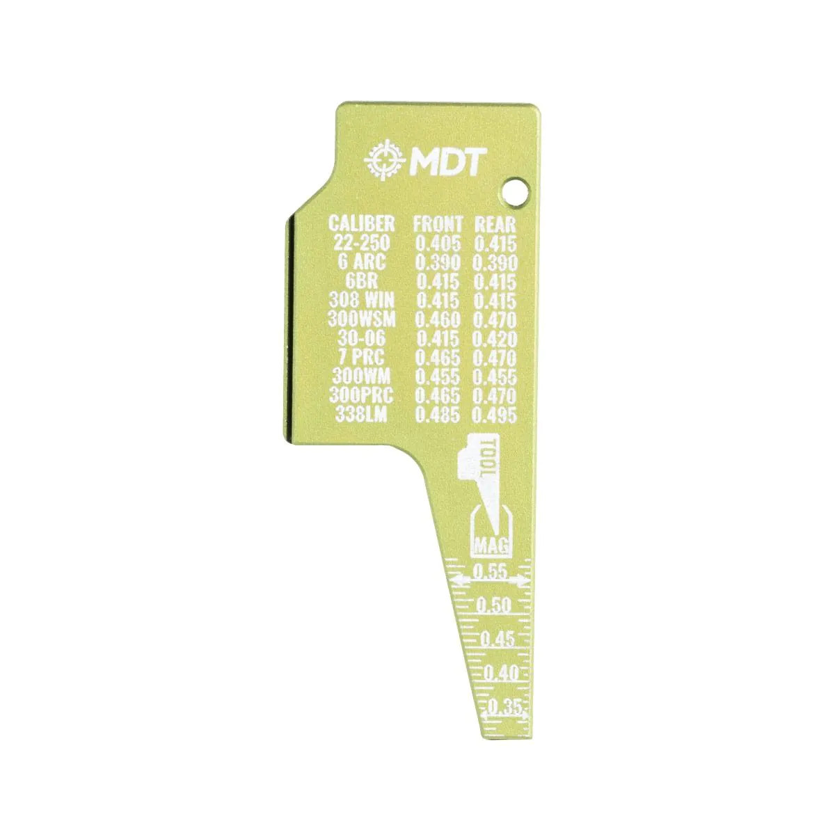 MDT TurboTune AICS Bolt Action Magazine Feedlip Adjustment Tool 116064-GRN