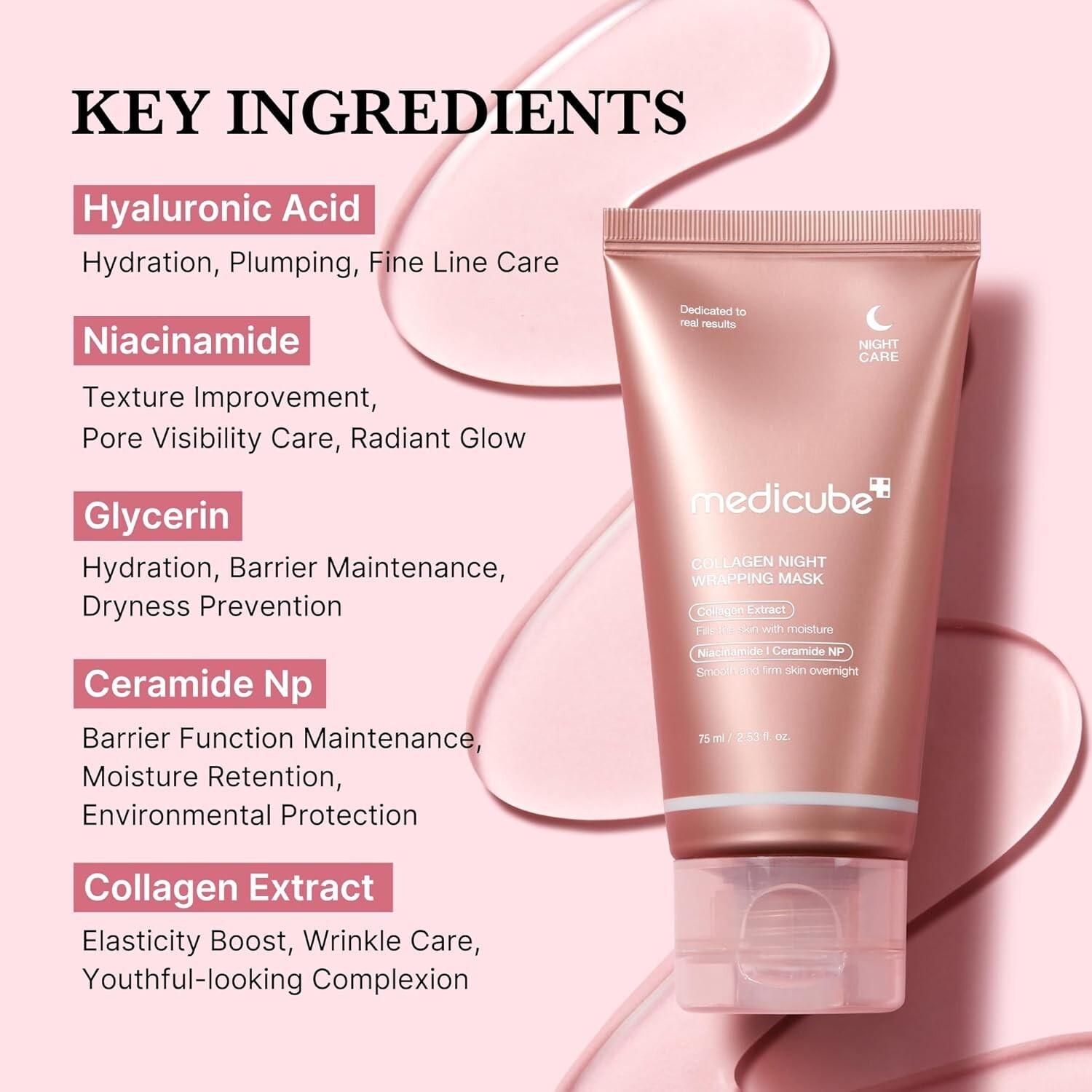 Medicube Collagen Overnight Wrapping Peel Off Facial Mask Pack FREE SHIPPING