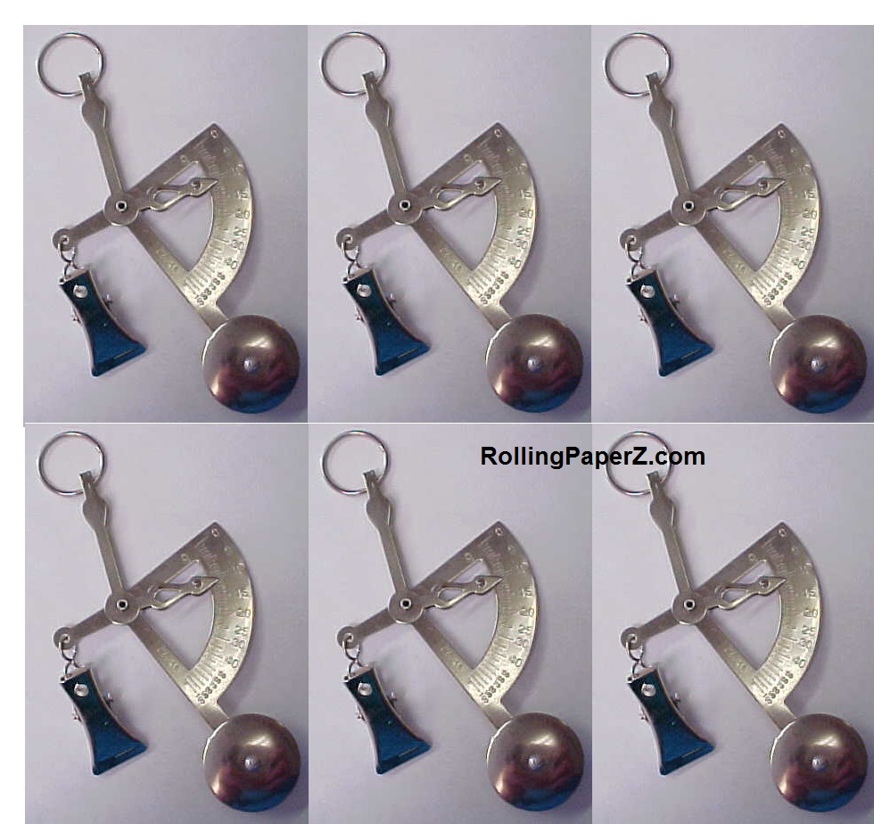 LOT of SIX - Hanging Postal SCALES weigh up to 4 Ounces One Side and Grams other