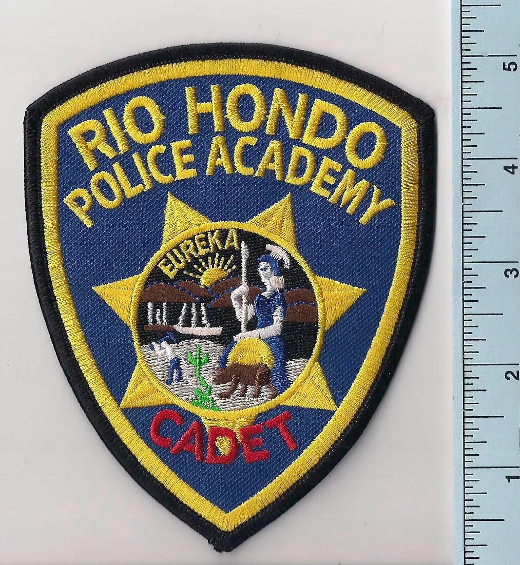 Rio Hondo Police Academy Cadet Recruit Shoulder Patch, Whittier California, New