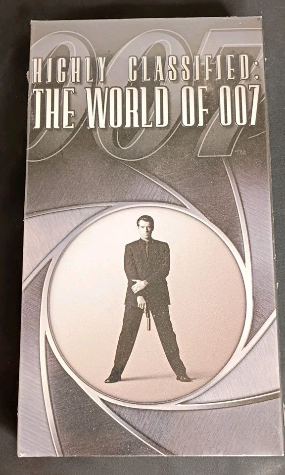 Highly Classified:  The World Of 007 (VHS 1998) Promo Sealed Watermark Brand New