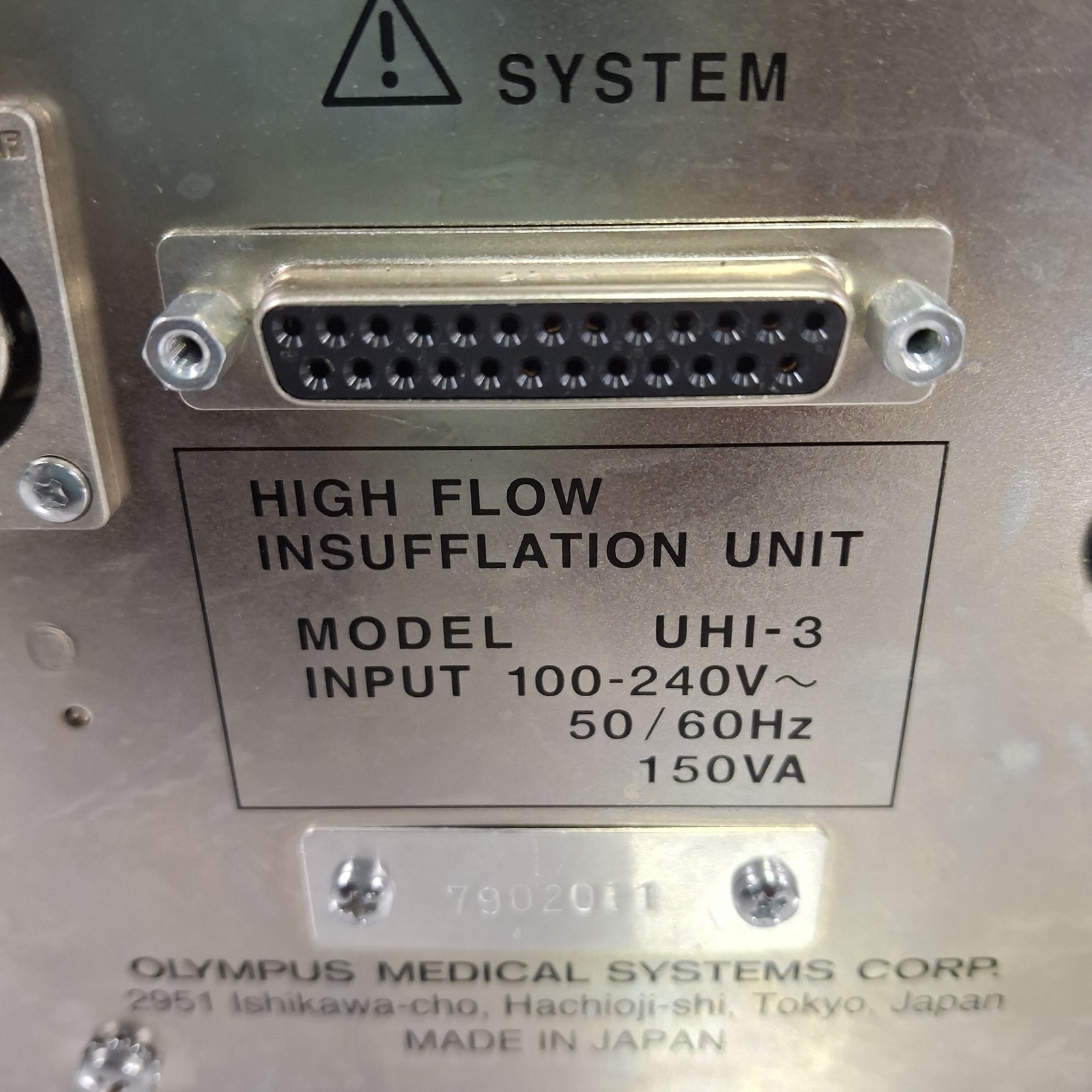 Olympus UHI-3 High Flow Insufflator
