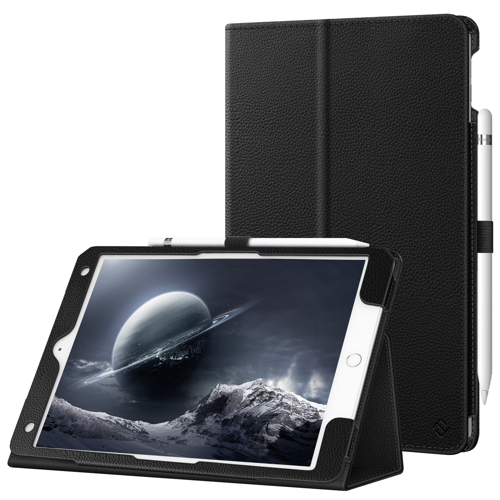 Case for iPad 9th/8th/7th Gen 10.2 Inch Premium Vegan Leather Stand Back Cover