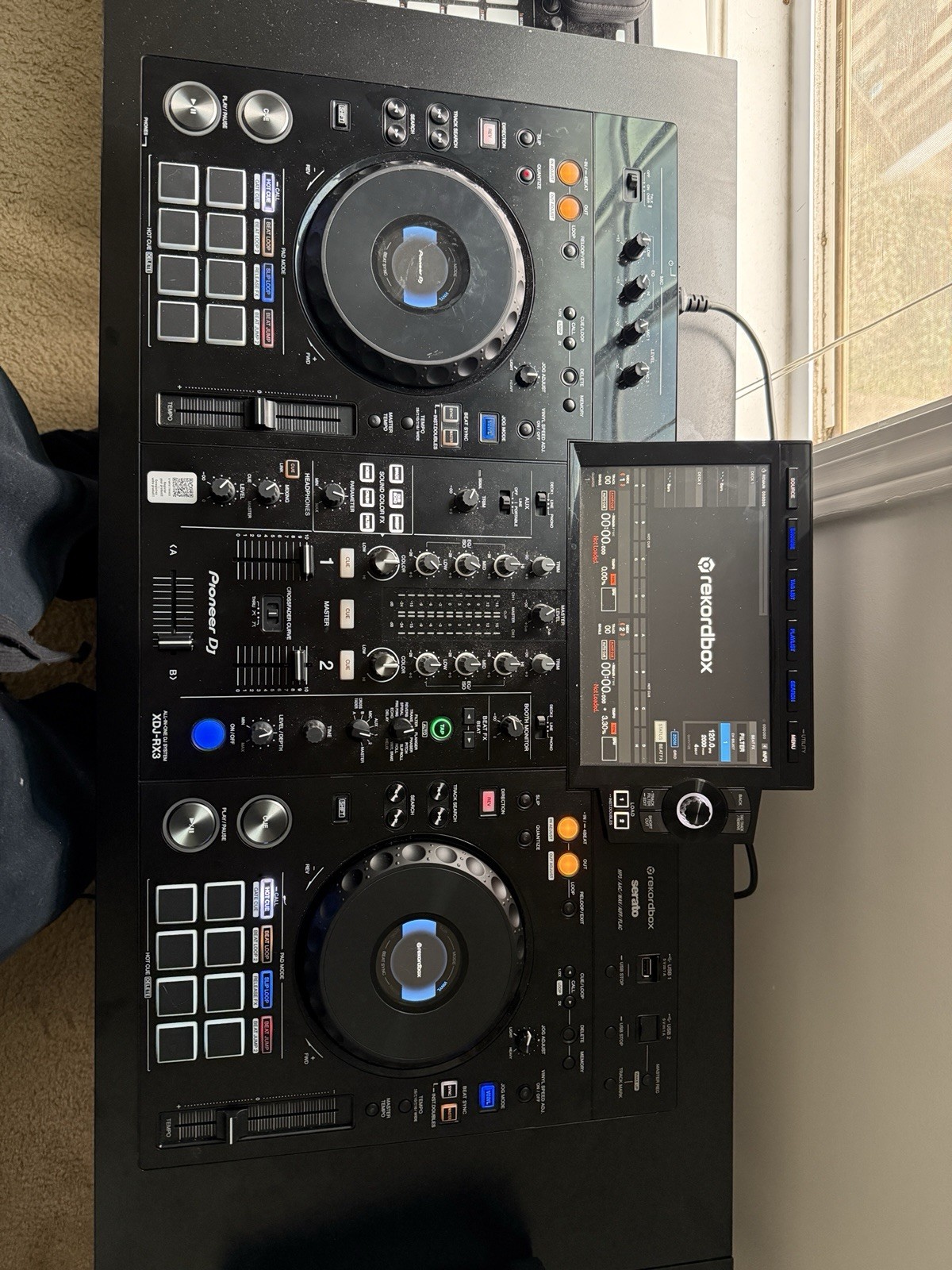 Pioneer DJ XDJ-RX3 Double Deck Controller w/ Display, Mixer, Performance Pads