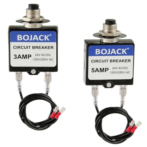 BOJACK 3 Amp 5 Amp Resettable Fuse HVAC Tools Circuit Tester for Circuit