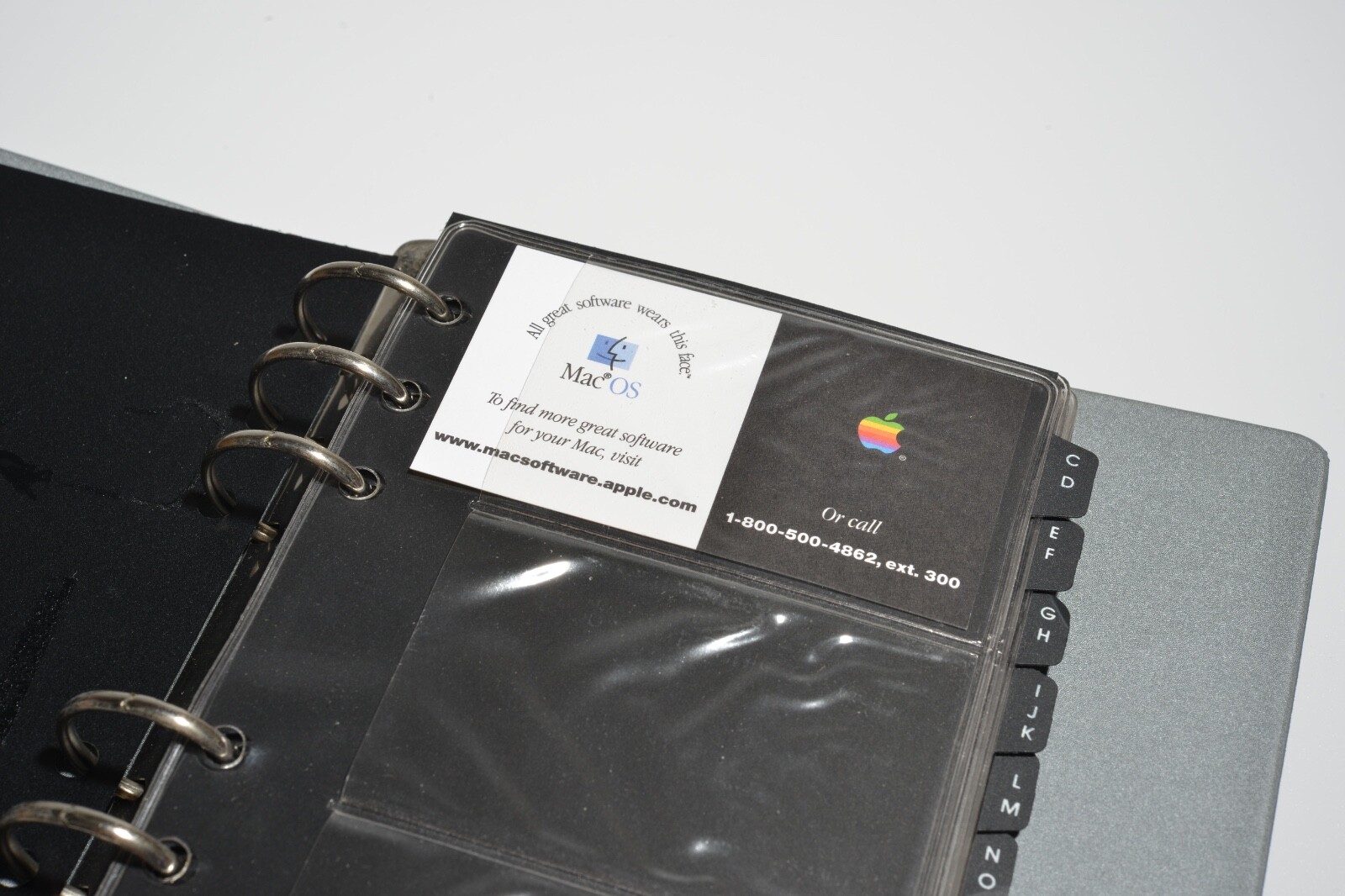 Apple Computer Business Card Contact Holder – 90s Vintage Collectible MacOS