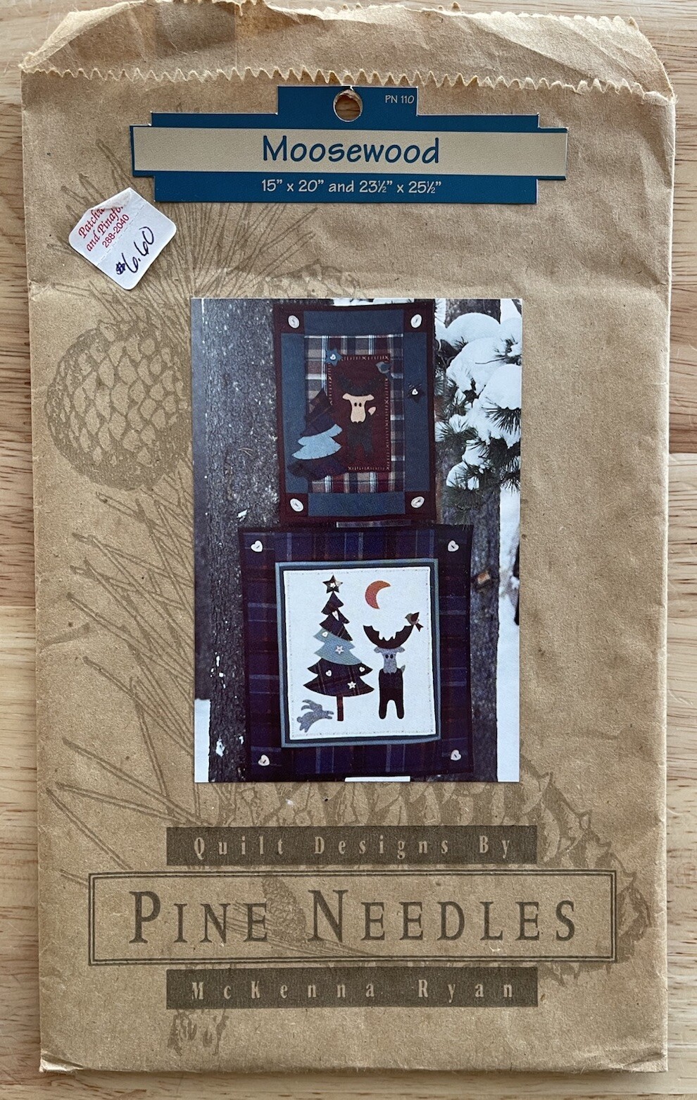 PINE NEEDLES quilt pattern For Two Quilts - MOOSEWOOD - McKenna Ryan