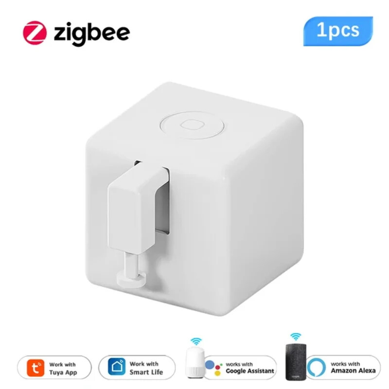 Tuya Zigbee Fingerbot Smart Fingerbot Switch Button APP Voice Control with Alexa