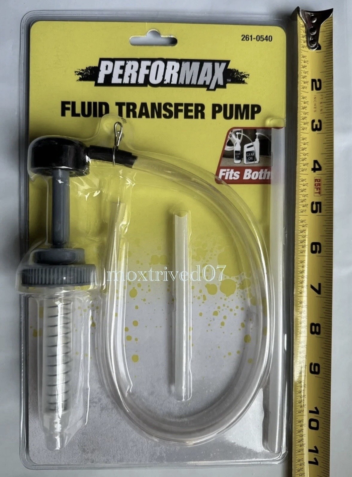 Fluid Transfer Pump Double Threaded Cap Fits Standard Quart & Gallon Containers