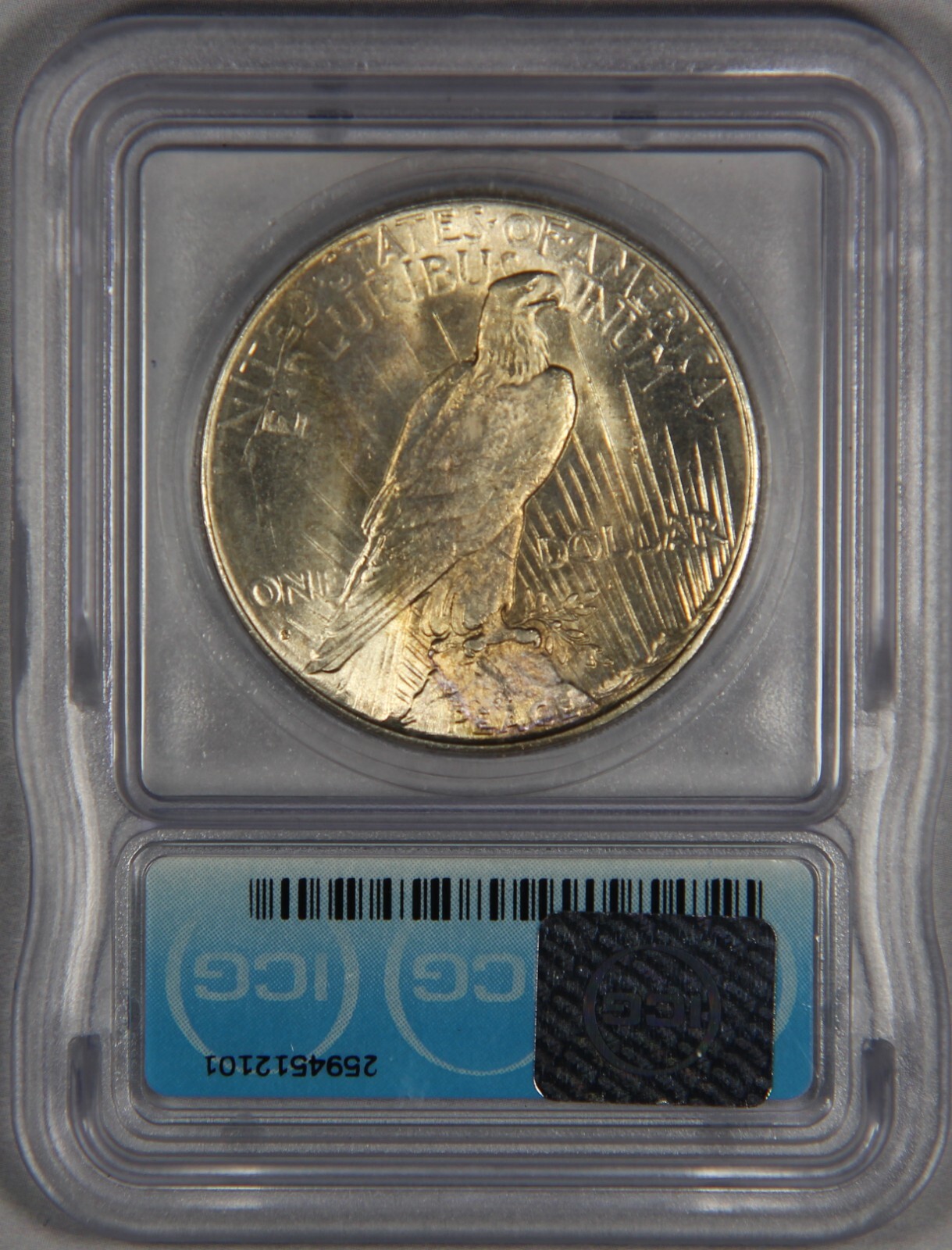 1925-S Peace Silver Dollar ICQ MS64+ $1