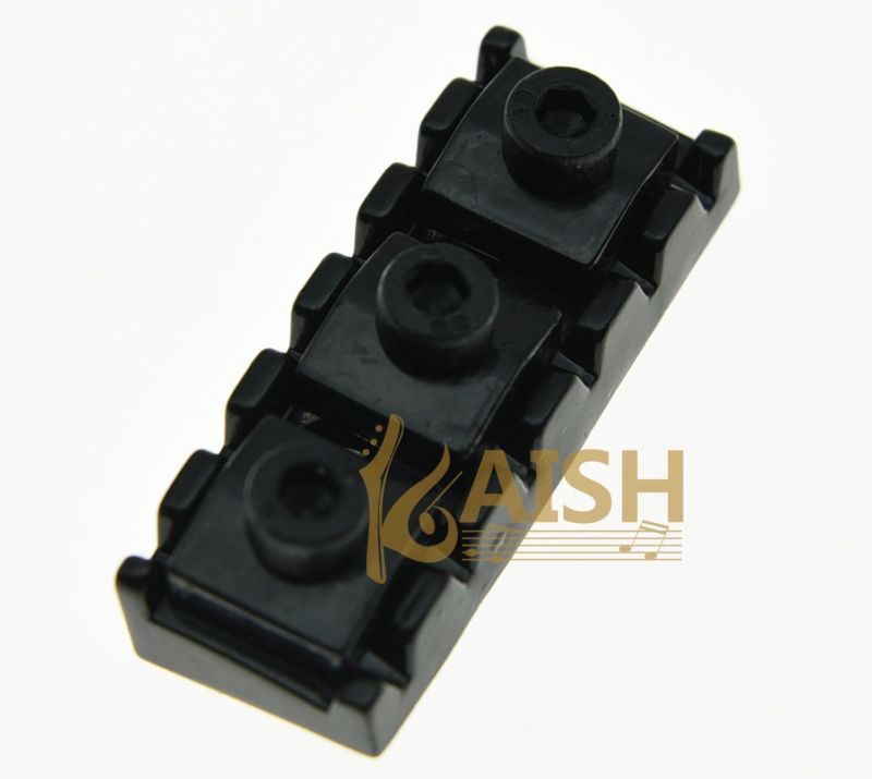 KAISH R3 Guitar Locking Nut 43mm String Lock For Floyd Rose Tremolo Bridge Black