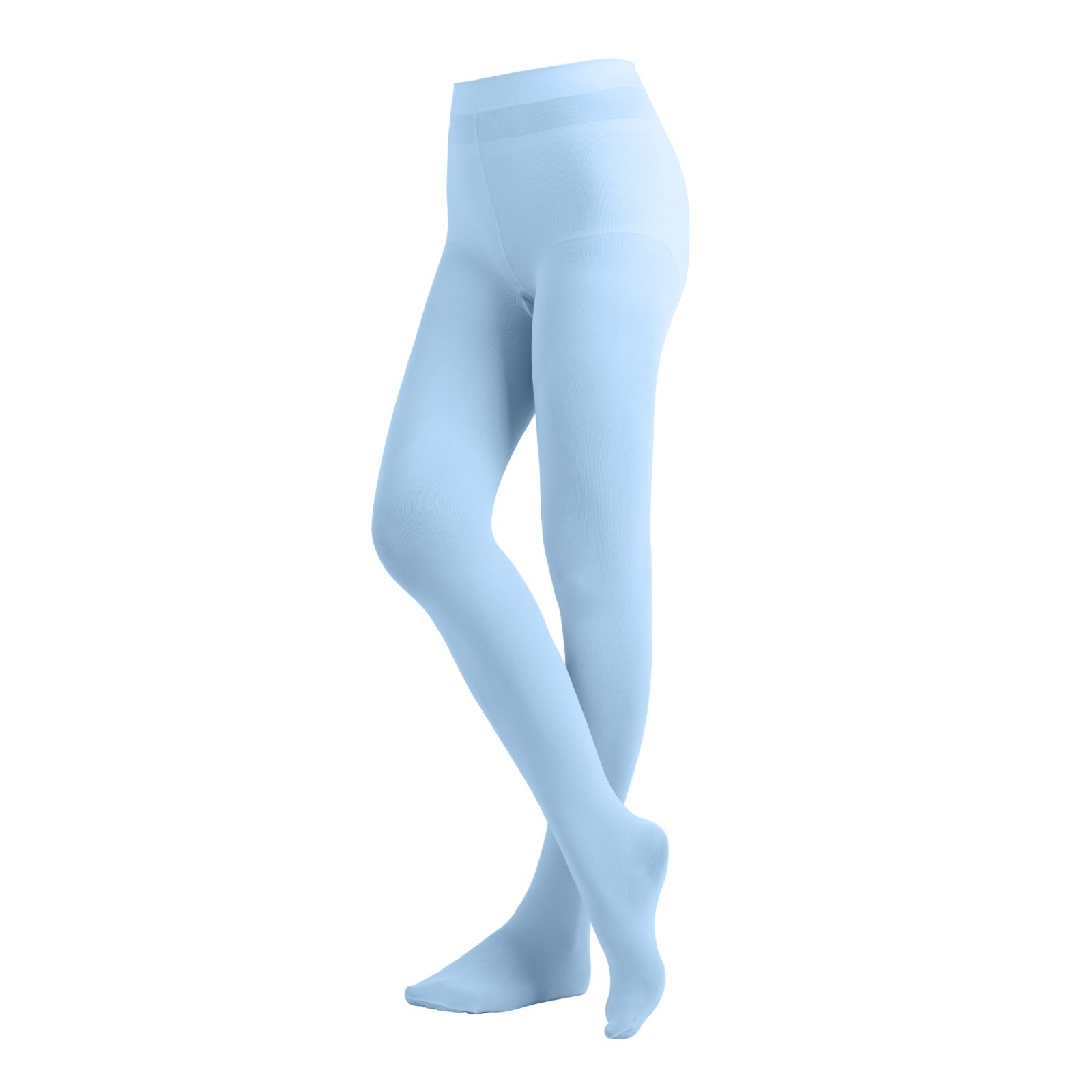 EMEM Apparel Women's Solid Colored Opaque Microfiber Footed Dance Ballet Tights