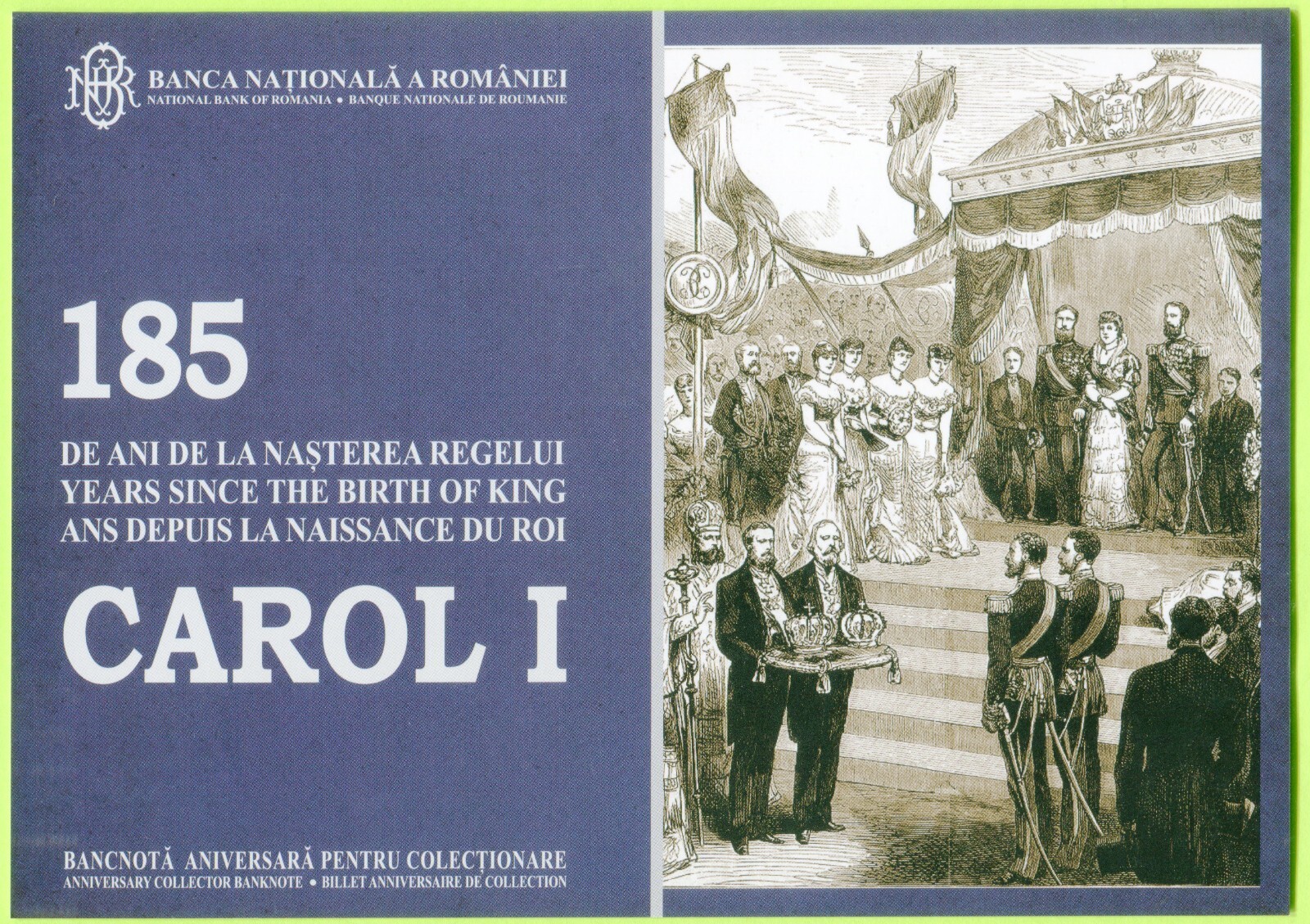 Romania 100 Lei 2024 P127 UNC - Polymer / Commemorative w/ folder