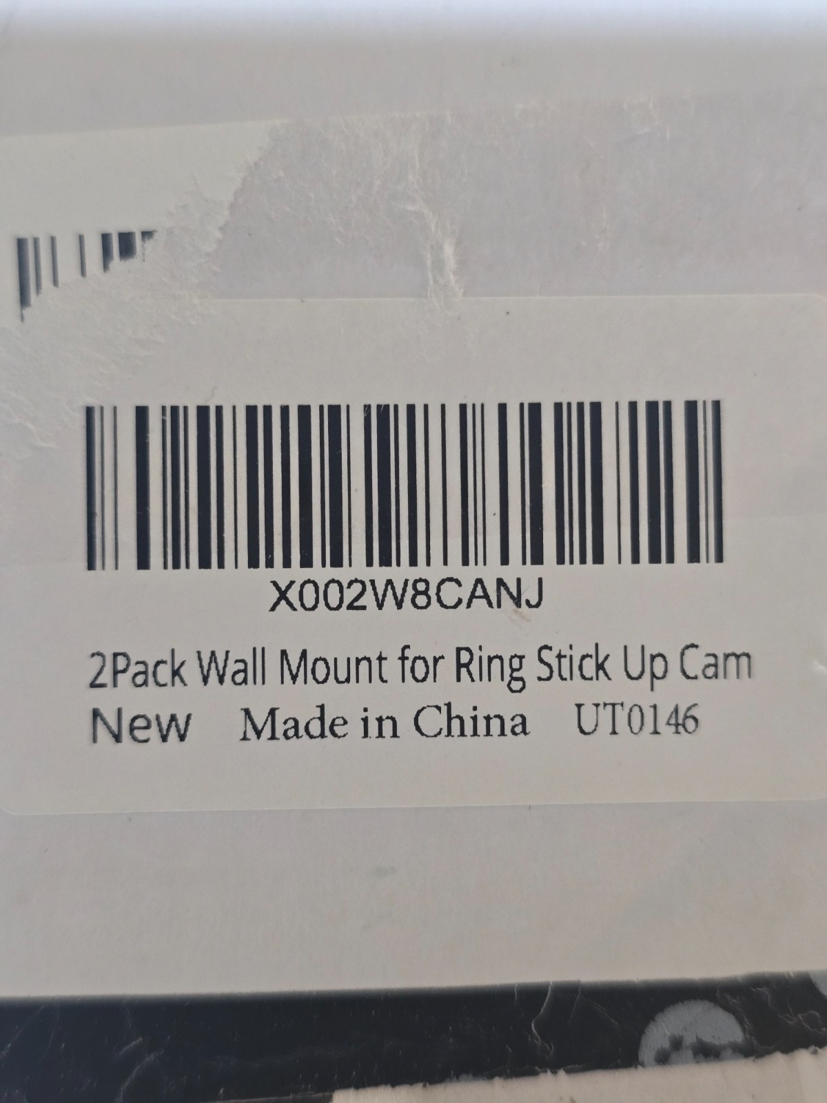2 Pack Wall Mount Bracket for Ring Stick Up Cam & Outdoor Cam Plus Camera White