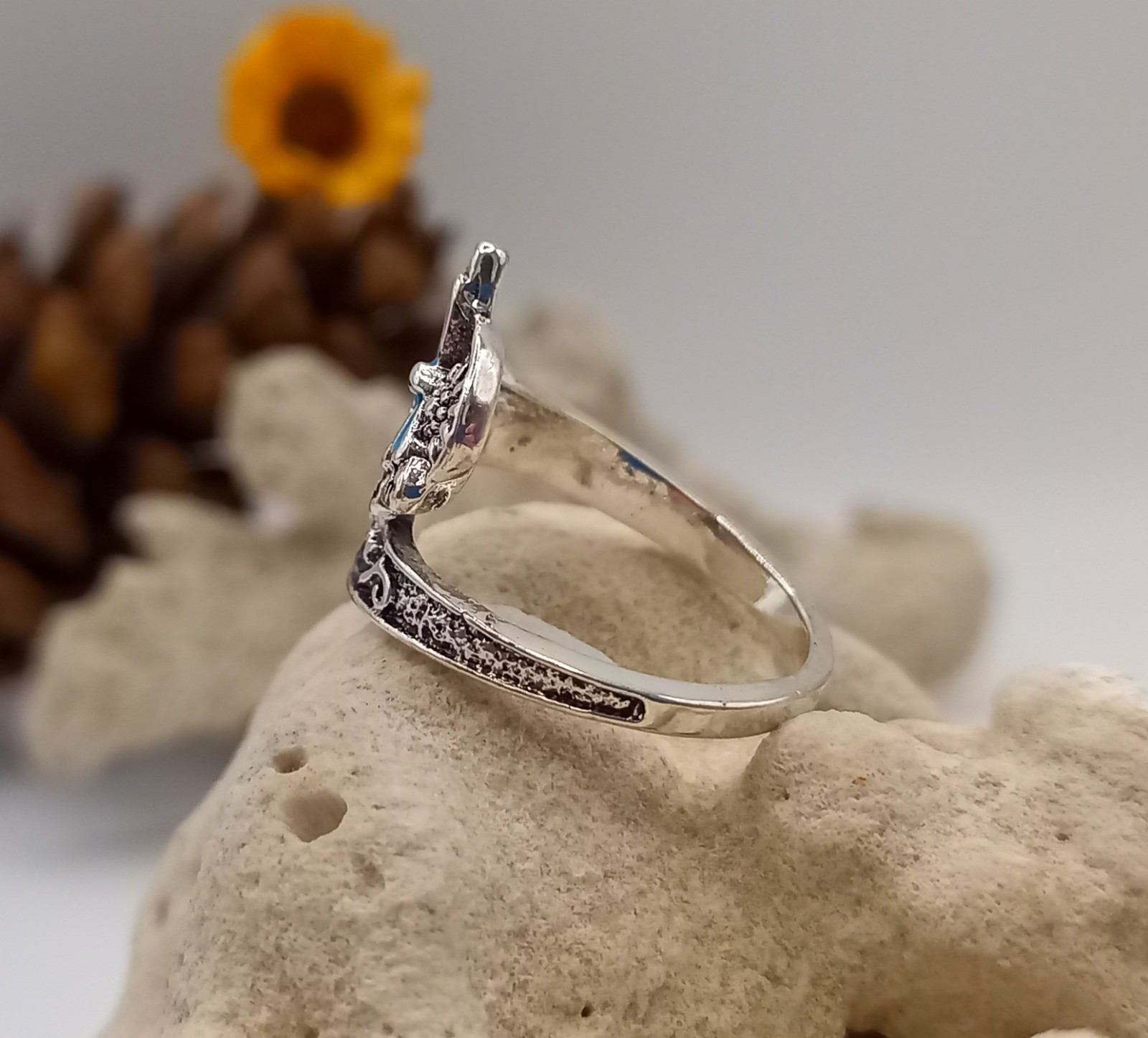 Spoon Ring Dragonfly Adjustable *READ DESCRIPTION *