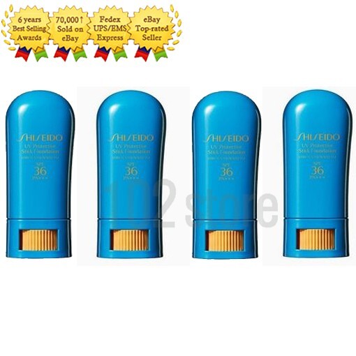SHISEIDO UV Protective Stick Foundation 9g x 4ea / 4 Color - Express