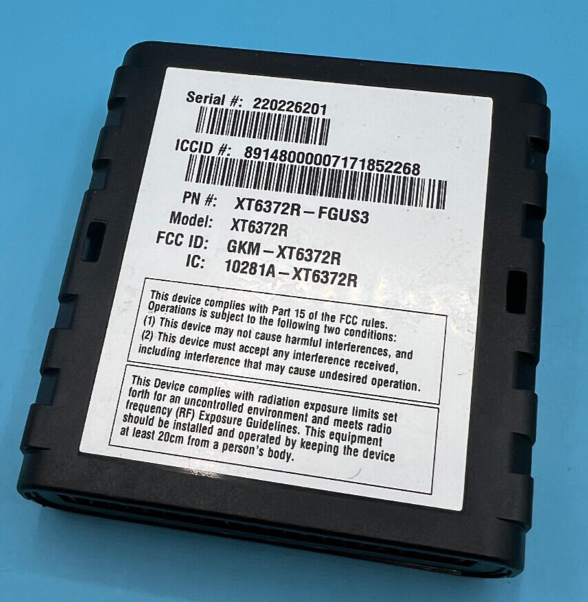 XT6372R-FGUS3 XT6372R Vehicle-GPS Cellular Tracking Device