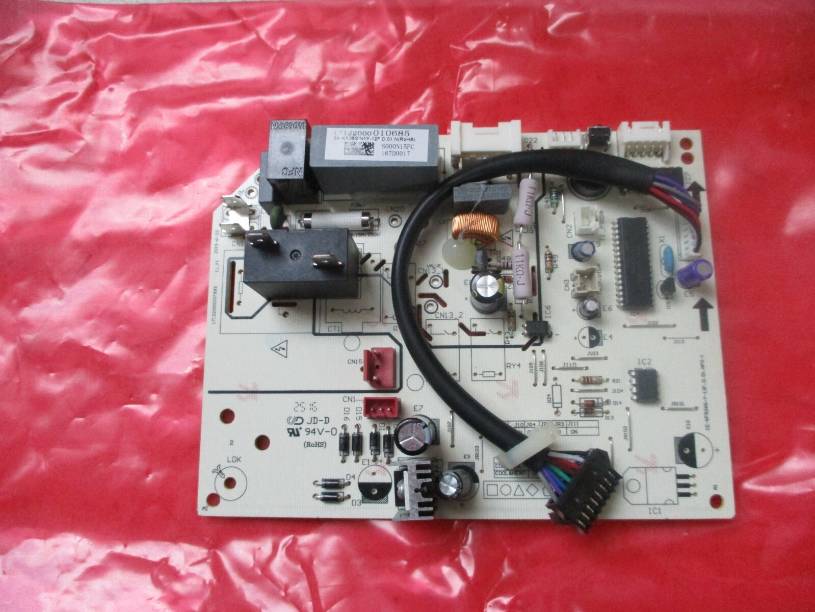 NORTEK SA-KF26G/N1Y-12F 17122000010685 MINI SPLIT AC INDOOR MAIN CONTROL BOARD