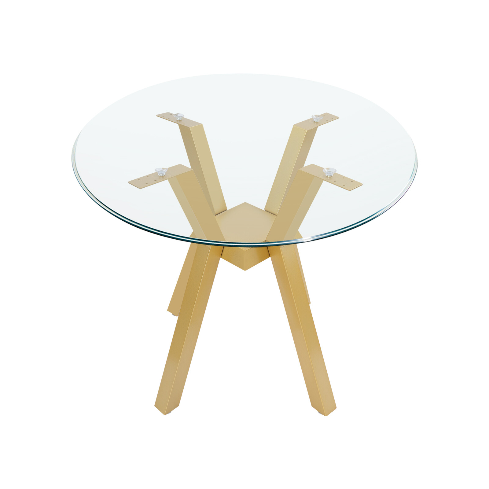 Stable Gold Table Base Modern Table Base 28-inch Metal Table Base 100 kg max
