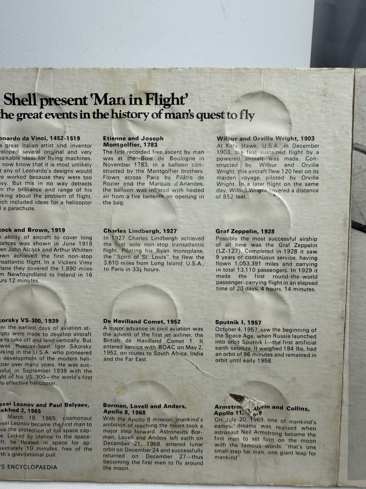 Man in flight Complete coin collection Set 2