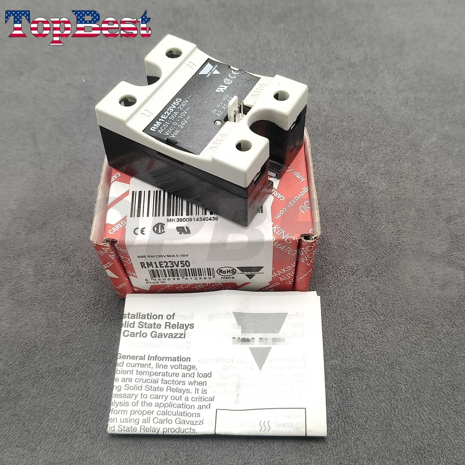 Brand New RM1E23V50 Solid State Relay for Carlo Gavazzi