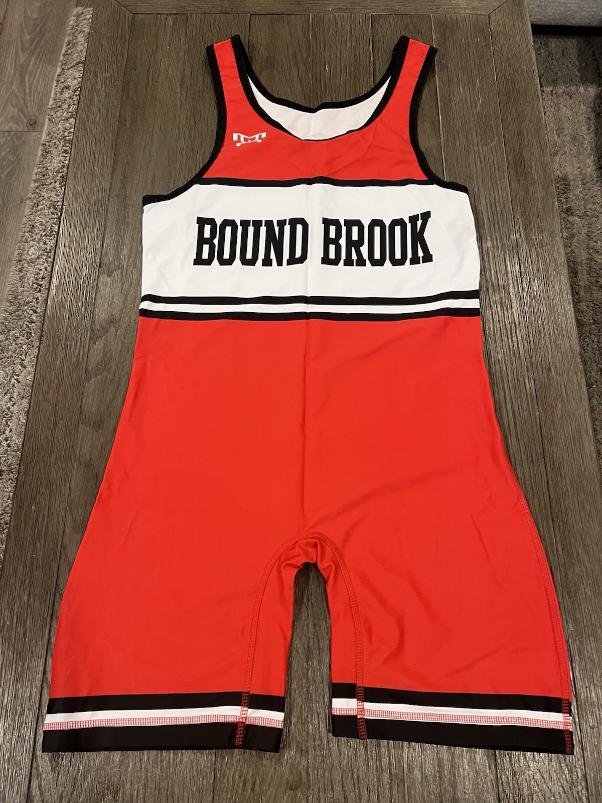 Mens Bound Brook Knights High School Wrestling Singlet New XL