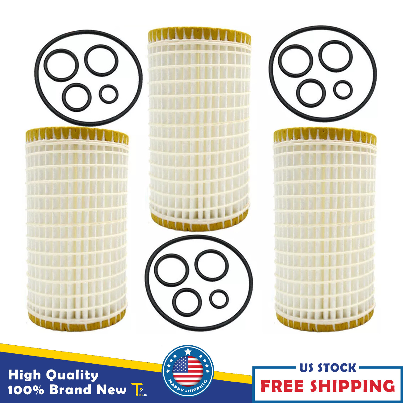 Set Of 3, Oil Filter 0001802609 For Benz CL500 CLK430 CLS550 E500 GL450 ML430