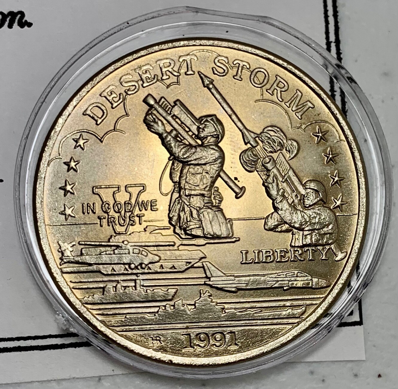 World's First Desert Storm Cupronickel Coin Collection 1991 New Queensland Mint