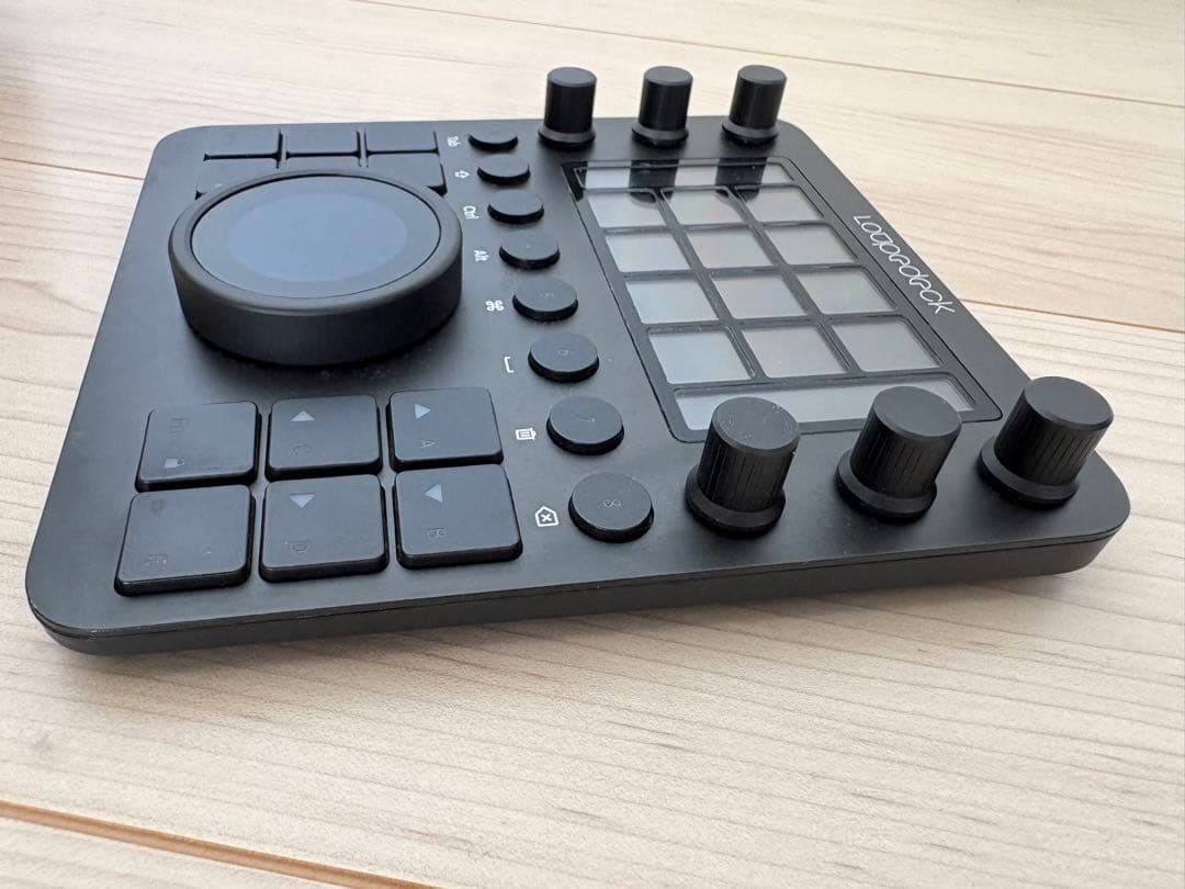 Loupedeck CT Creative Editing Console LDD-1903 Black Control panel#