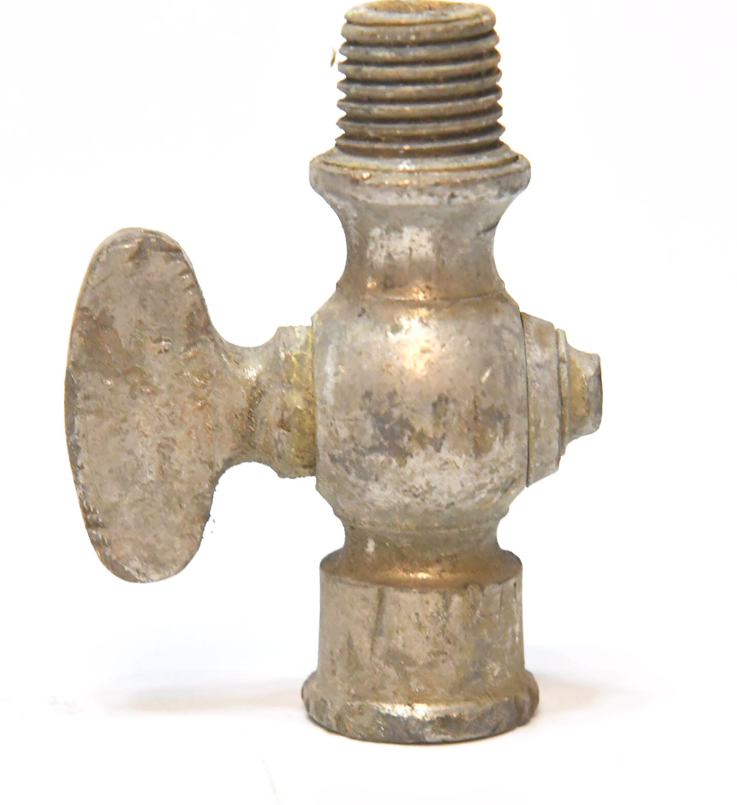 VINTAGE CHROME FINISH PETCOCK STEAM VALVE SPIGOT STEAMPUNK