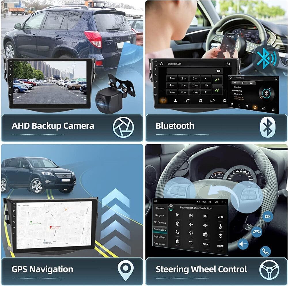 7 Android 14 Car Radio Wireless CarPlay Android Auto GPS Bluetooth Camera 2+32G